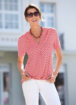 Shirt mit r&uuml;ckw&auml;rtiger Smokverarbeitung in 2 Farben 