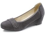 Pumps mit attraktiven Glitzersteinchen GRAU
