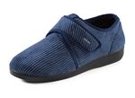 Klassische Herren-Hausschuhe, mit Klettverschluss MARINE