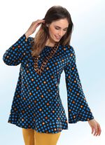 Flottes Longshirt mit rundem Halsausschnitt 