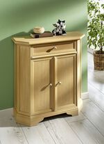 Teilmassive Kommoden mit Metallkn&ouml;pfen 