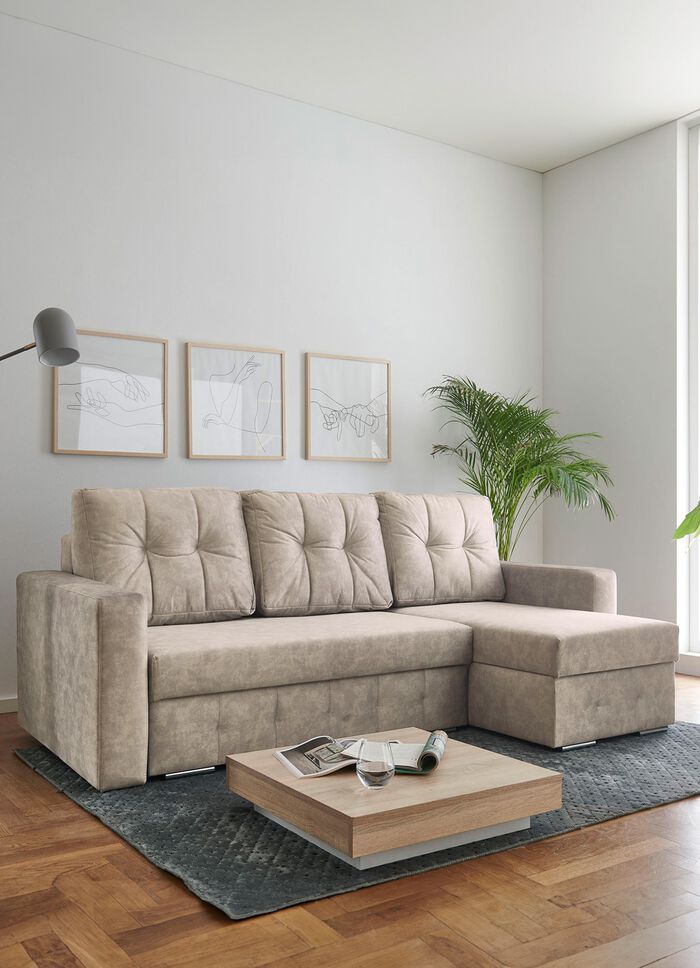 Polsterecke mit Bettfunktion 