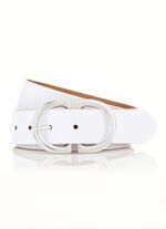 Modischer Damen-G&uuml;rtel aus Leder, 3,5 cm breit 