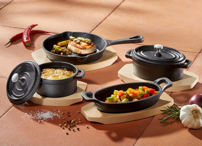 Kochserie aus Gusseisen 