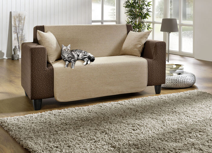 Wohnaccessoires aus hochwertigem Chenille SAND