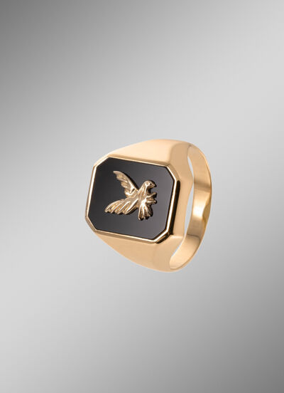 Herrenring mit Onyx  Herrenring mit Onyx