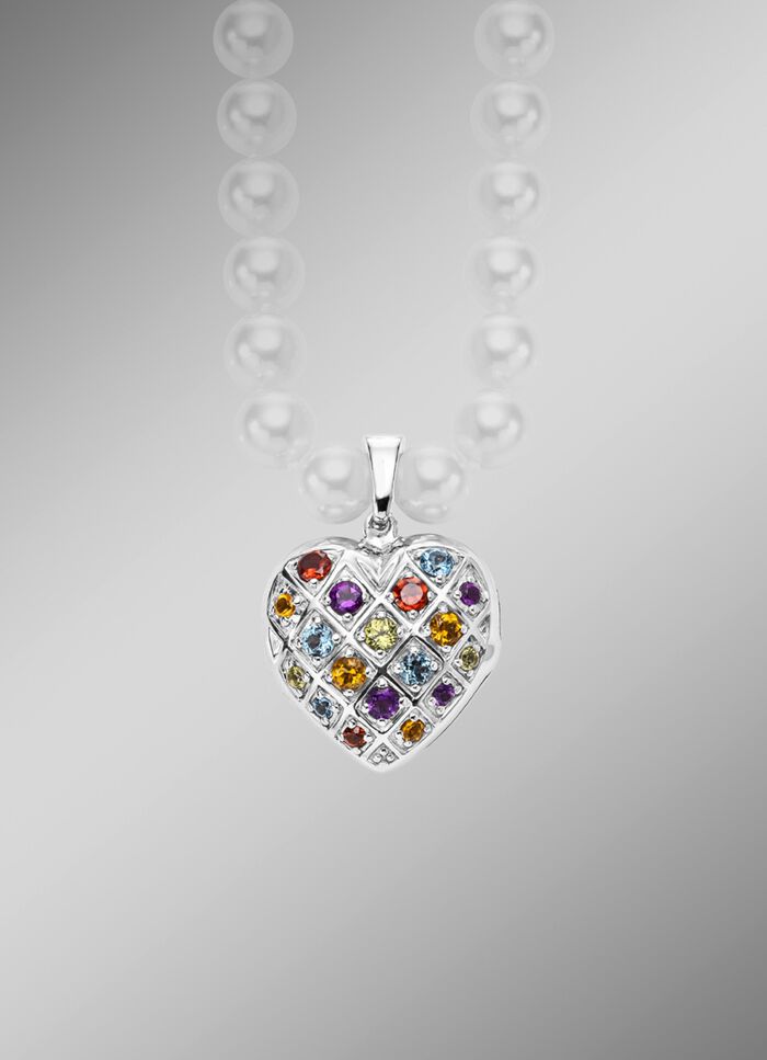 Modischer Herz-Anh&auml;nger 