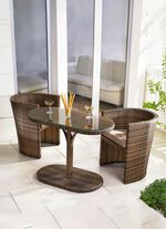 Hartman Balkon-M&ouml;bel, 3-teilig BRAUN