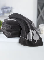 Frottier-Serie von Cawö ANTHRAZIT