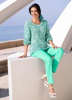 Pullover mit hochwertigem Federeffektgarn 