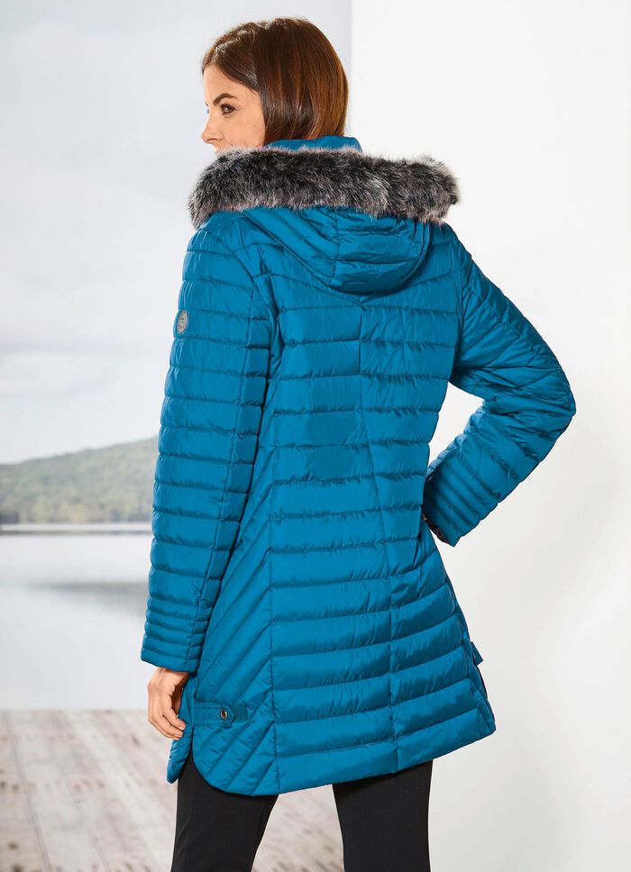 Kurzmantel in 2 Farben PETROL