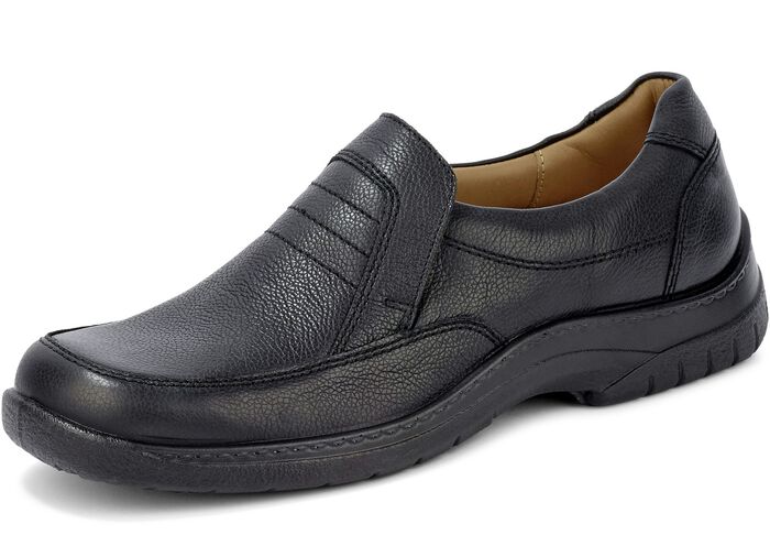 Slipper mit atmungsaktivem Fußbett SCHWARZ