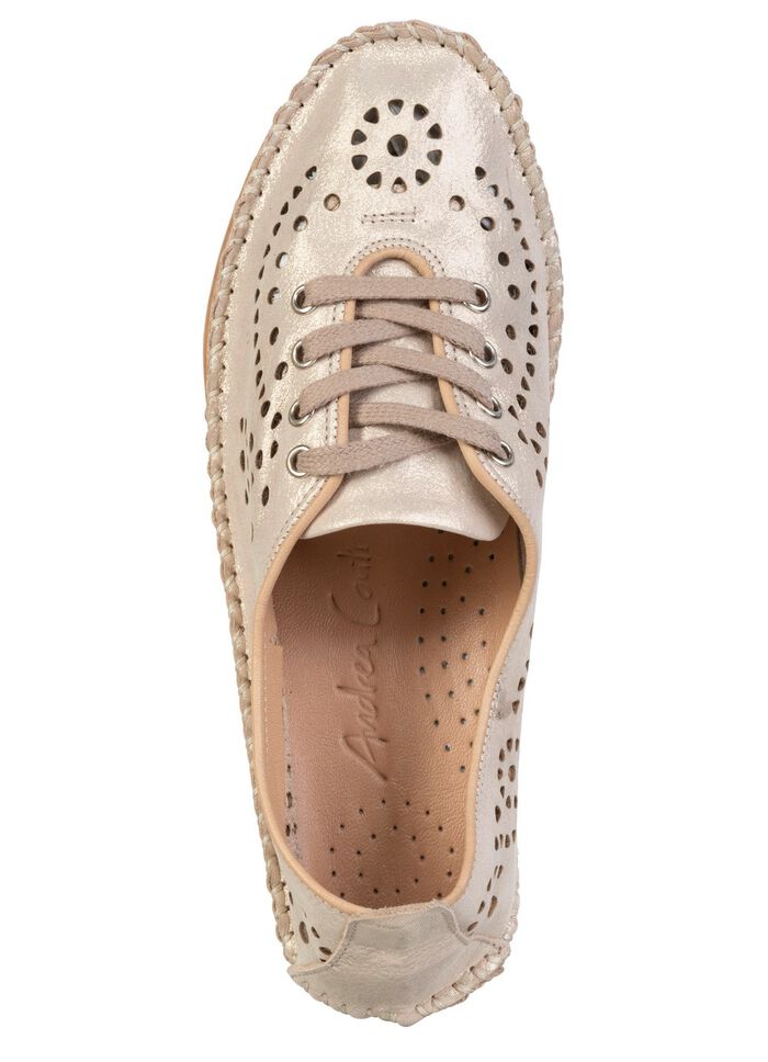 Andrea Conti, sommerliche Damen-Schn&uuml;rschuhe, Weite G, mit herausnehmbarem Fu&szlig;bett 