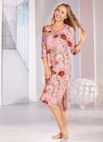 Laurina Nachthemd mit V-Ausschnitt 