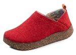 Gemini, komfortable Damen-Hausschuhe, Weite G, mit herausnehmbarem Fu&szlig;bett ROT