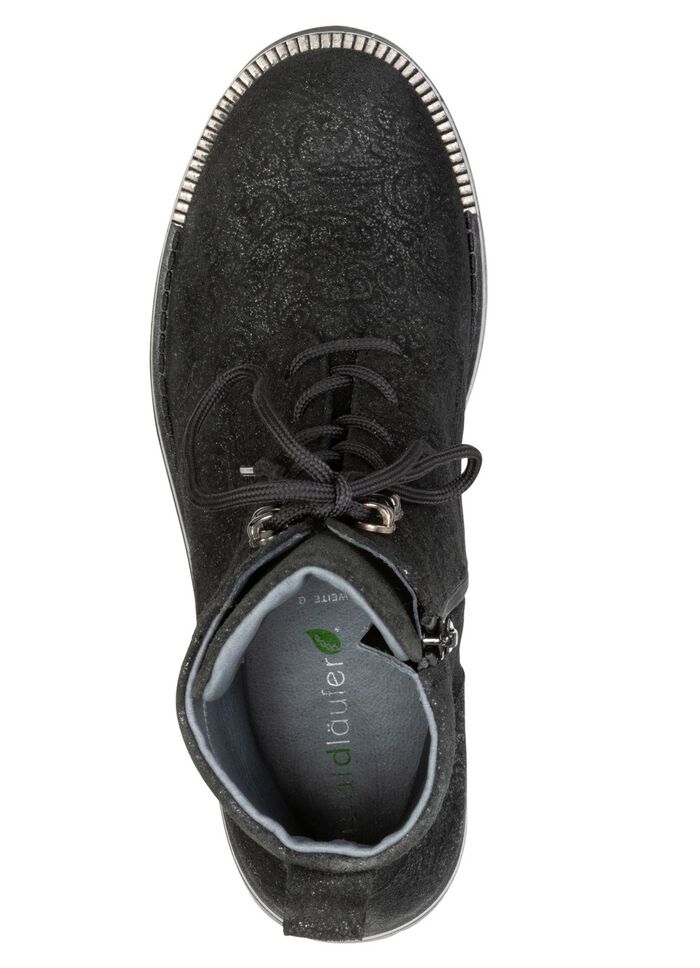 Waldl&auml;ufer, bequeme Damen-Stiefeletten, Weite G, mit herausnehmbarem Fu&szlig;bett 