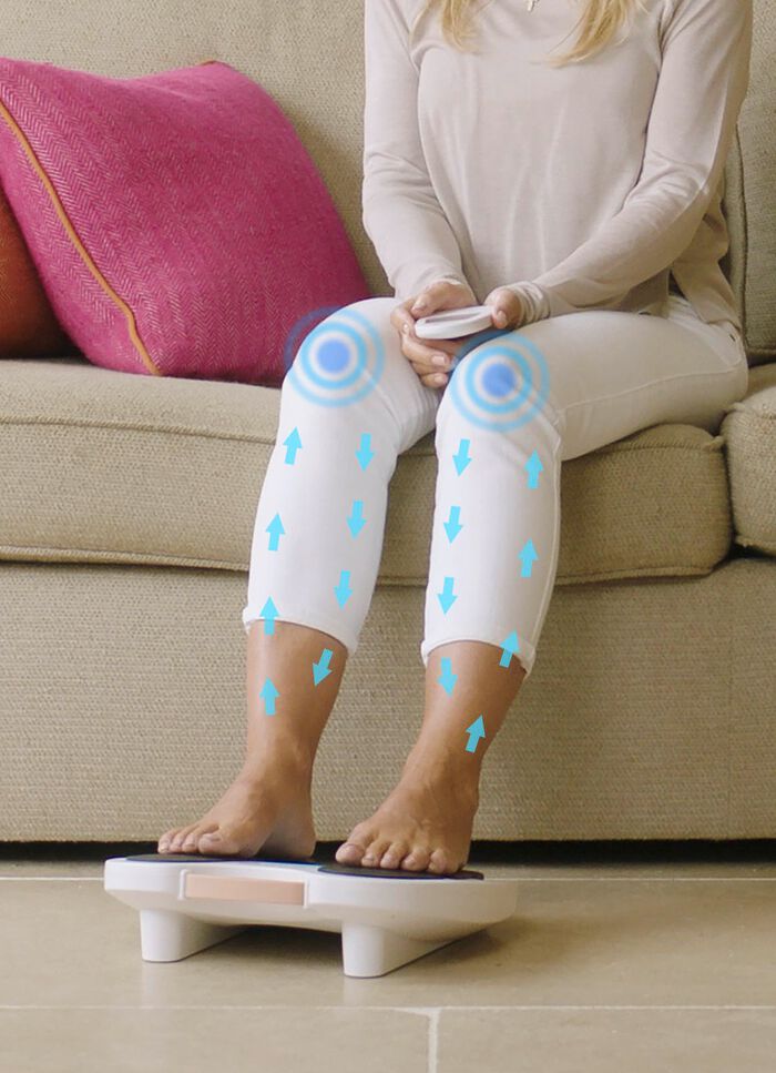 Tragbares EMS-Tens-Fu&szlig;massageger&auml;t 