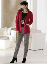 Strickjacke in Perlfang 