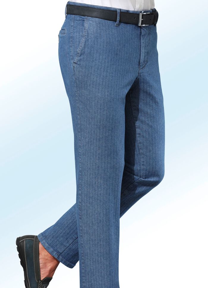 "Francesco Botti"-Jeans in 3 Farben HELLBLAU