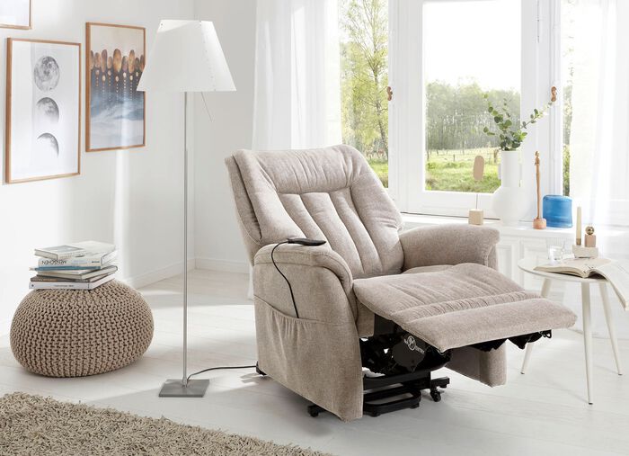 TV-Sessel mit Motor und Aufstehhilfe CREME