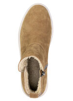 ELENA EDEN, warme Damen-Stiefeletten, Winterschuhe, Weite H, mit herausnehmbarem Fußbett BRAUN