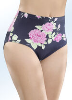 Viererpack Slips mit Rosendessin 