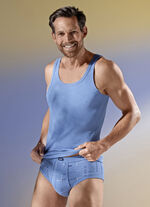 Viererpack Slips, allover dessiniert 