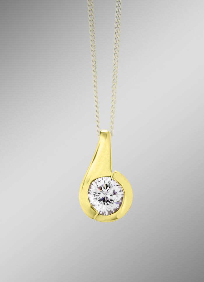 Anhänger mit Brillant 