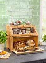 Backwaren-Theke für das Frühstücksbuffet zu Hause BRAUN