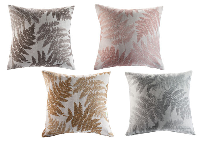 Tagesdecke mit naturnahen Blättermotiven GOLD