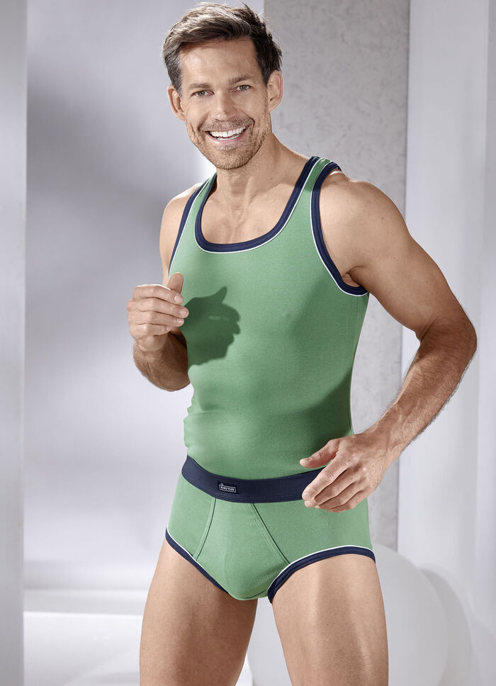 Dreierpack Slips aus Feinripp 