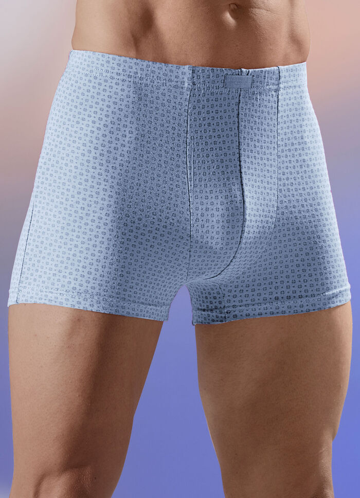 Viererpack Pants, allover dessiniert 