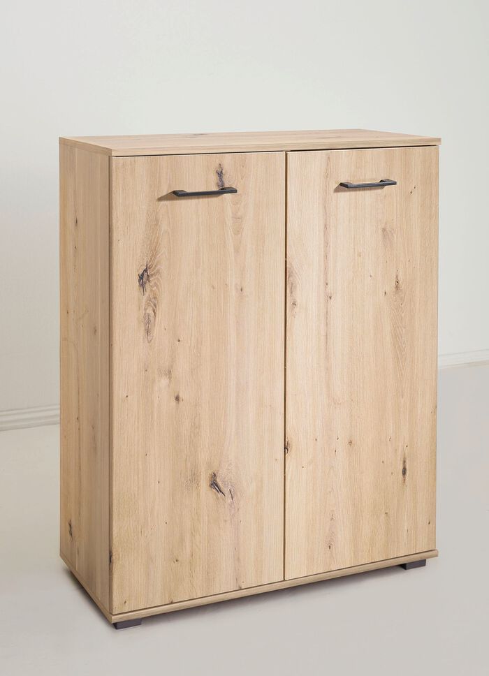 Kommode, 2-t&uuml;rig, hochwertige, stabile Ausf&uuml;hrung ARTISAN EICHE