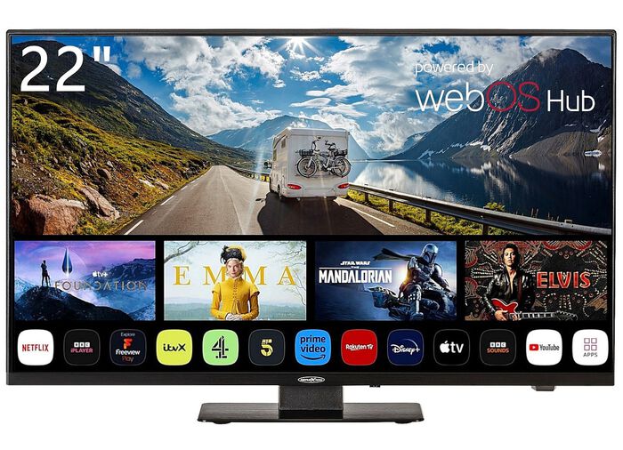 Reflexion rahmenloser FHD-LED-Fernseher 