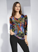 Faszinierendes Shirt mit 3/4-langen Ärmeln 