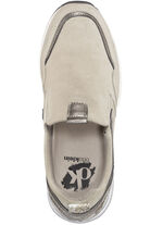 Slipper aus Rind-Veloursleder BEIGE