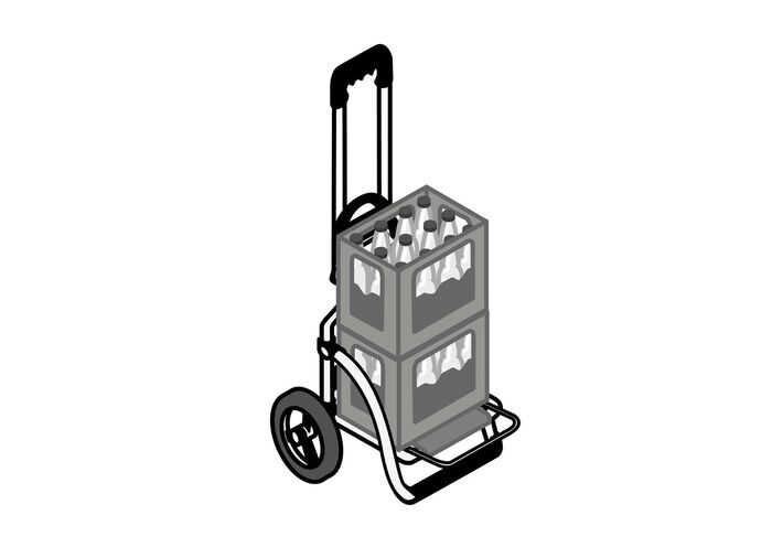 Leichter und leiser Einkaufsroller Royal Shopper 