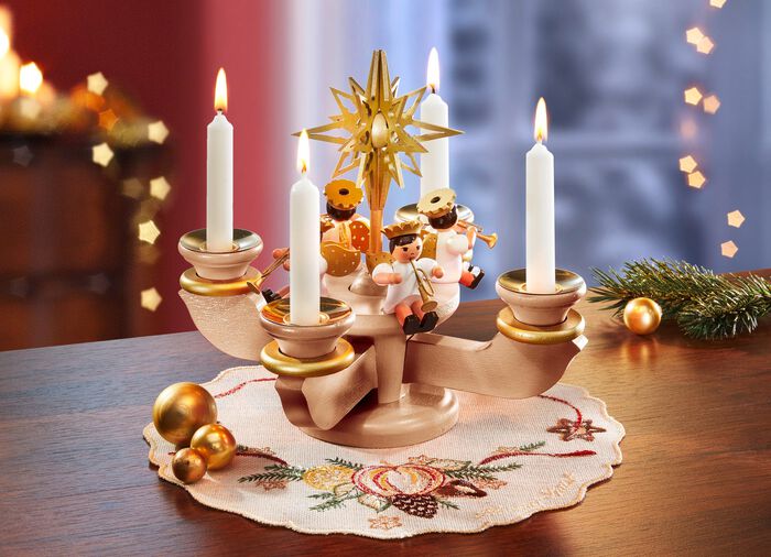 Adventsleuchter aus dem Hause Zeidler NATUR