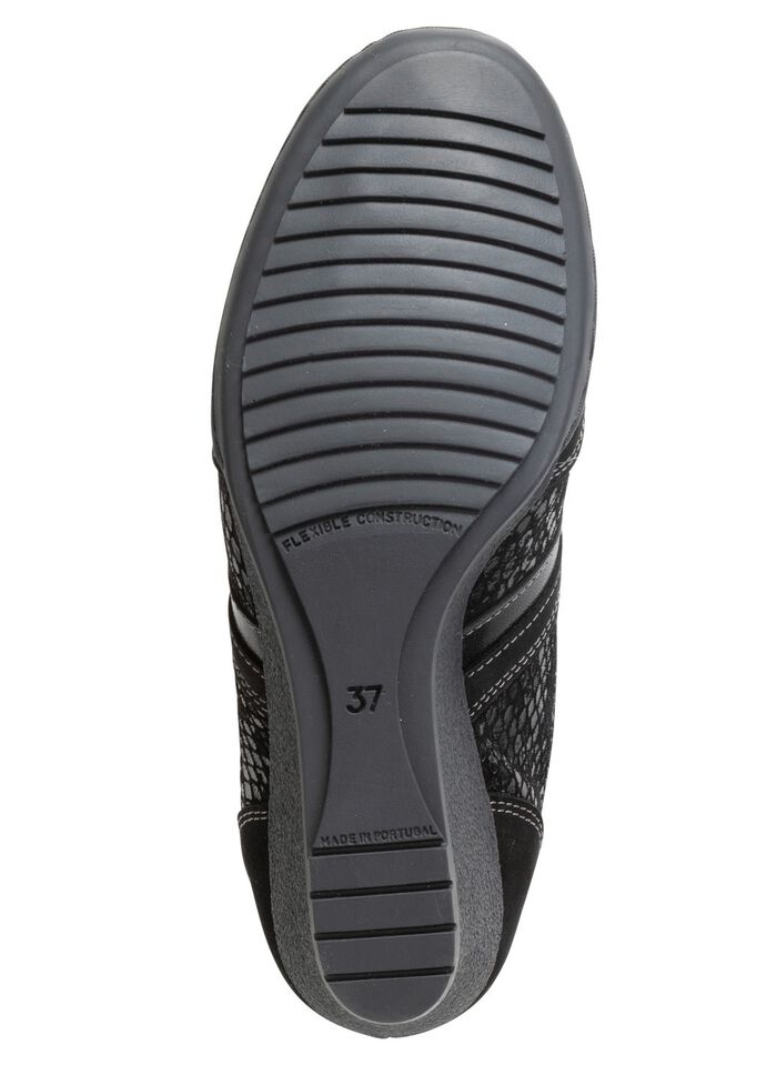 ELENA EDEN Schn&uuml;rschuh mit Nappaleder-Bes&auml;tzen 