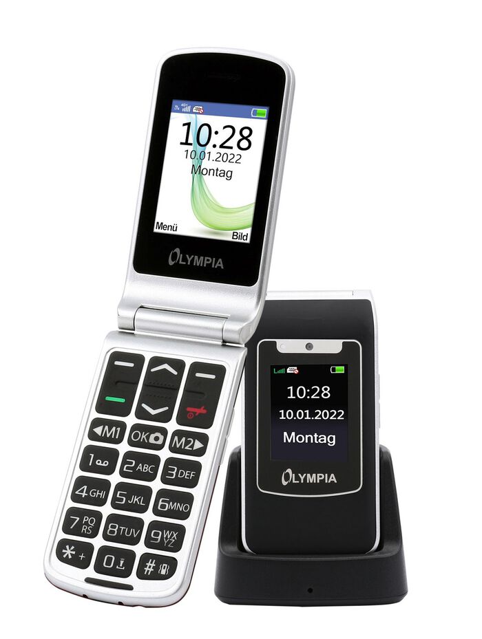 Olympia Style-Duo Klapphandy mit extra gro&szlig;er Schrift 