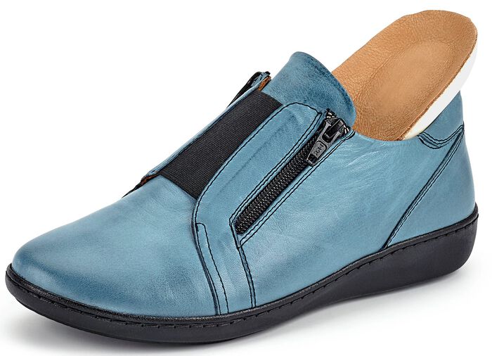 Gemini Slipper mit praktischem Gummizug JEANSBLEU
