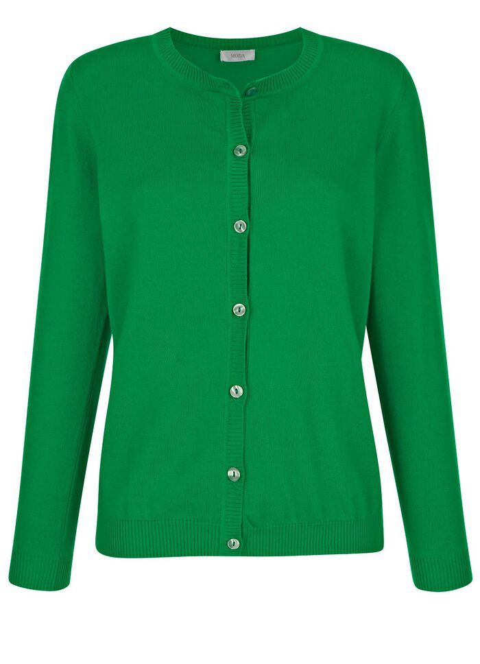 Strickjacke aus reiner Baumwolle 