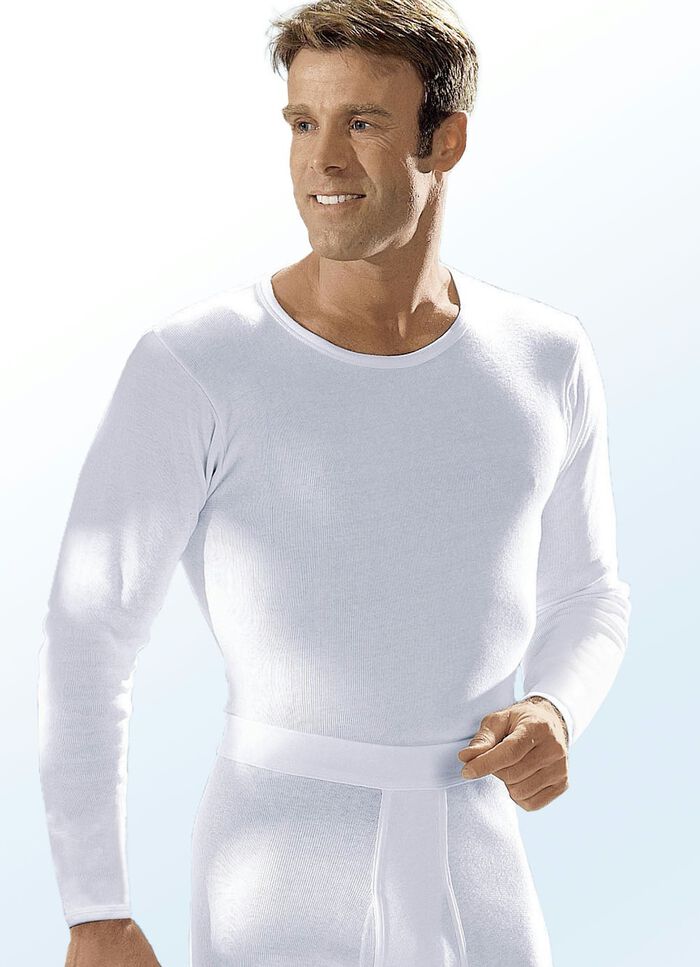 Pfeilring Zweierpack Schlupfjacken aus Strickflausch, weiß WEISS