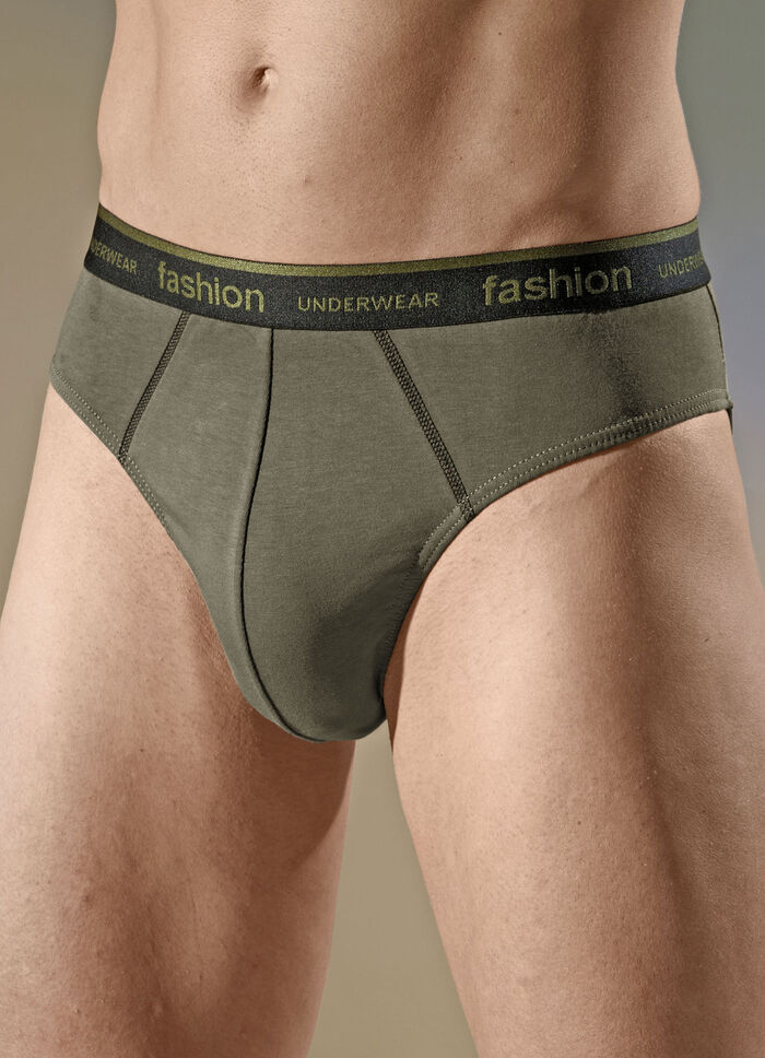 Viererpack Slips mit Elastikbund 