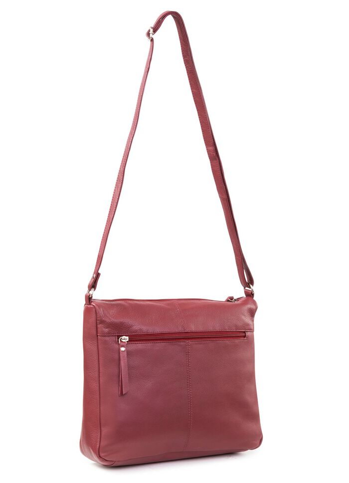 Laurina, Tasche, Damen, mit verstellbarem Umh&auml;ngeriemen BURGUND