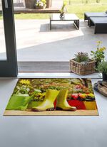 Fu&szlig;matte mit rutschhemmendem Vinylr&uuml;cken 