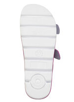 Klassische Damen-Pantoletten, mit verstellbaren Schließen PINK