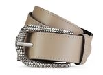 Ledergürtel TAUPE