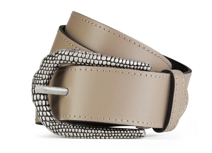 Ledergürtel TAUPE