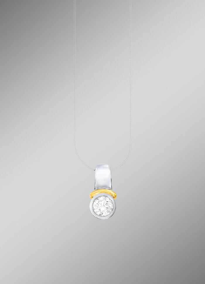 Wunderschöner Anhänger aus Platin mit Brillanten 